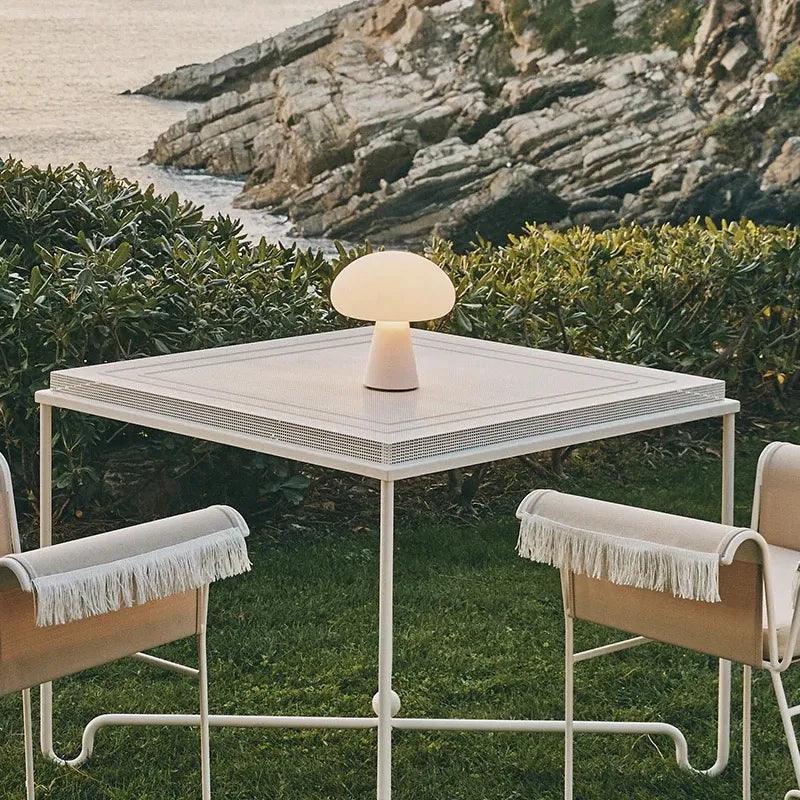 Retro White Mushroom Lamp | Multi-Purpose of Table Lamp & Outdoor Lamp
