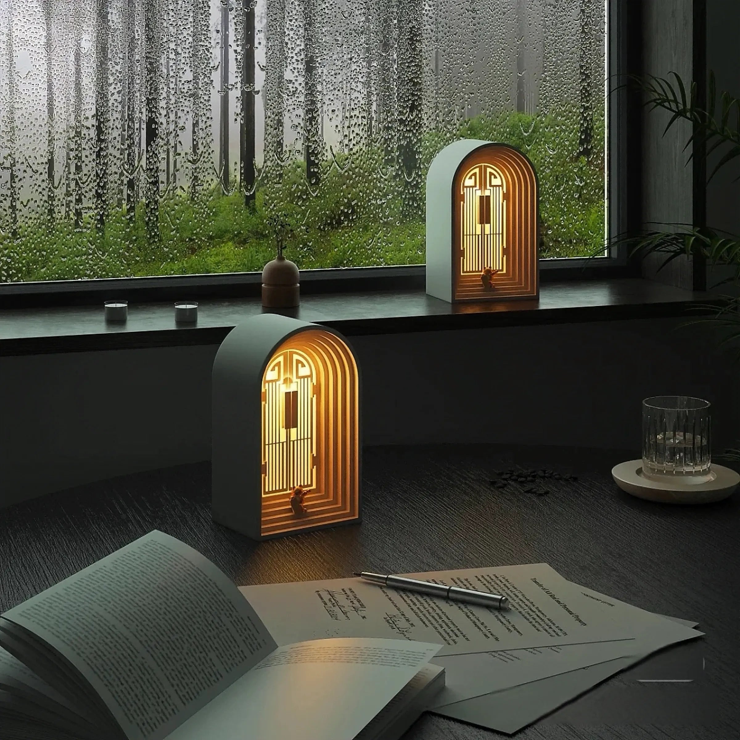 Arch Shape Table Lamp | Ambient Light | Stylish Sculpture Target Lamp