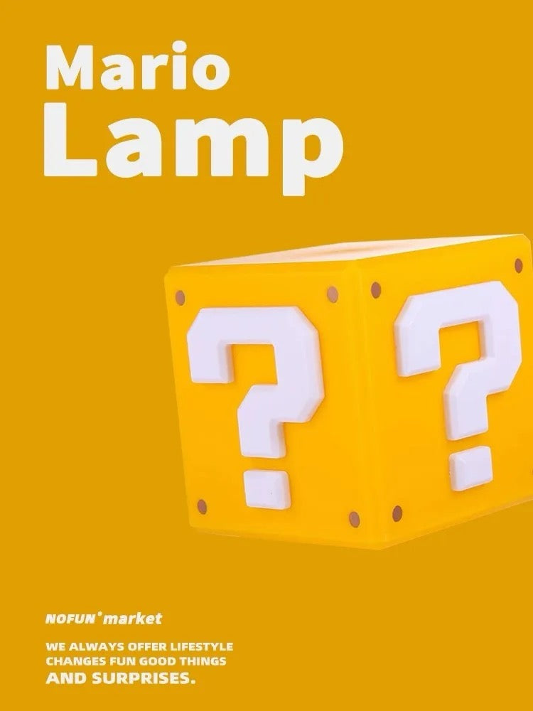 Iconic Super-Mario Table Lamp | Hangable Lamp