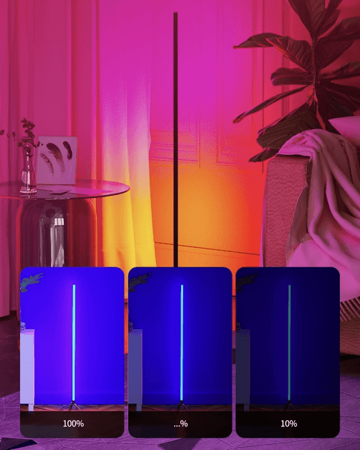 Neon Colour Floor Lamps | Controllable by Mobile App | RGB Lights - LTP Creative Lighting